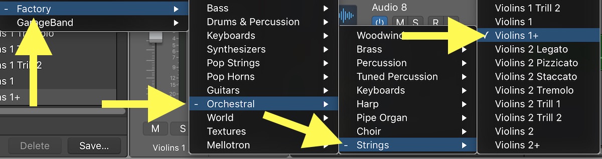 Tutorial – Tips for Using Logic Pro X’s Orchestral Sounds 02 EXS 24 Preset