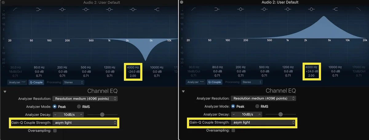 Logic Pro X Channel EQ Magic 01 4k asym light