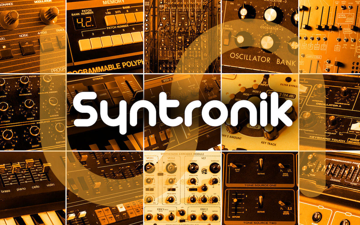 an image showing all the virtual synths in the Syntronik bundle