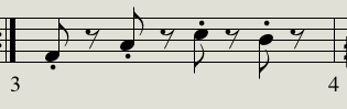 1:8th notes in Logic