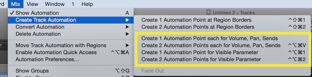 automatic automation node creation in logic pro x
