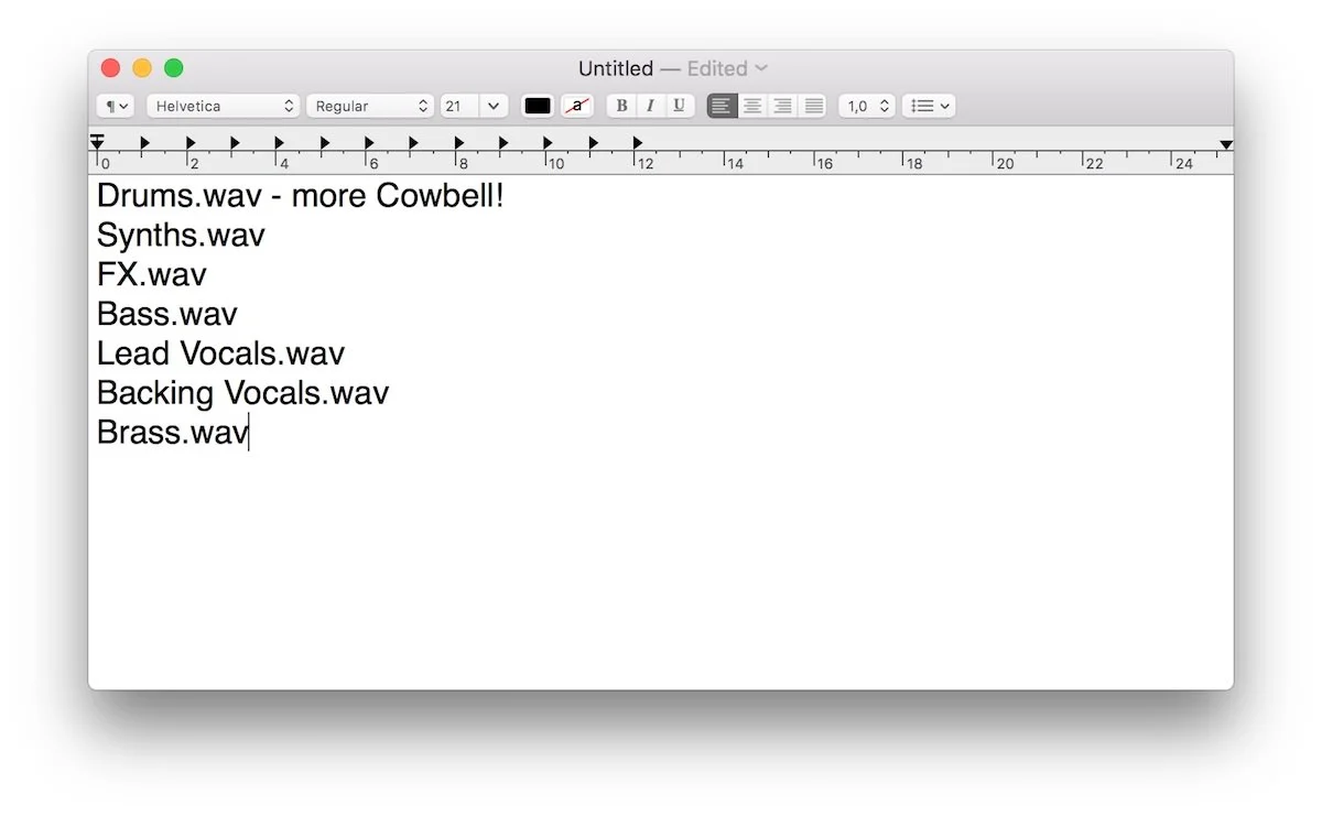 a screenshot of Finder in Mac OS X Sierra