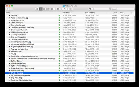 Preview In list View
