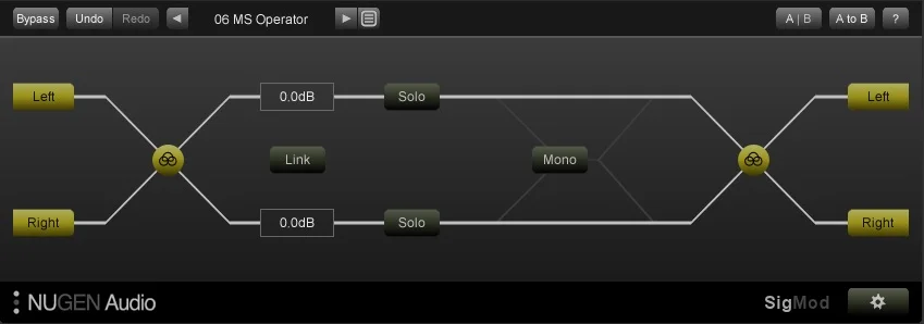 Nugen Audio SigMod window with Operator