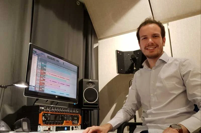 Carsten Vos In His Home Studio