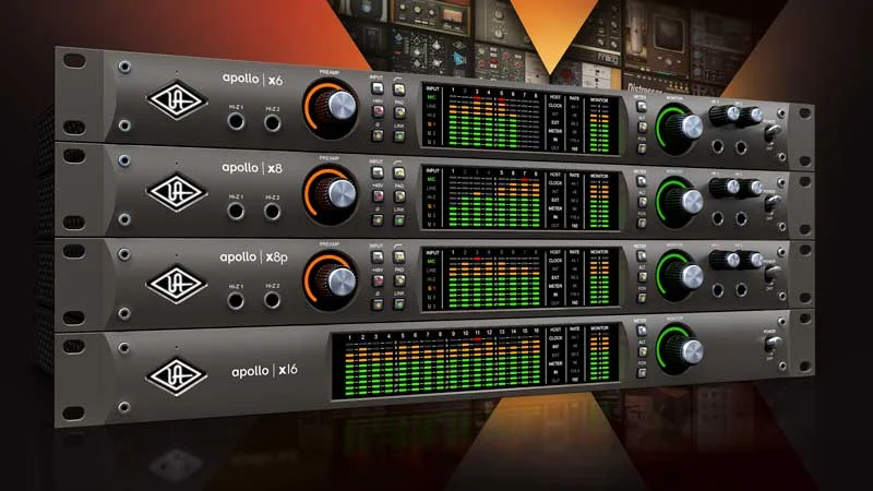 New UA Apollo X Series Range of Audio Interfaces