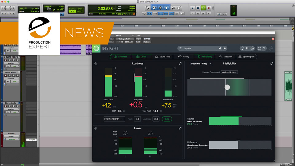 Ongemak Ruwe slaap metalen iZotope Release Insight 2 Audio Metering Plug-in And New Post Production  Suite 3 Today With Insight 2 And RX 7 | Production Expert