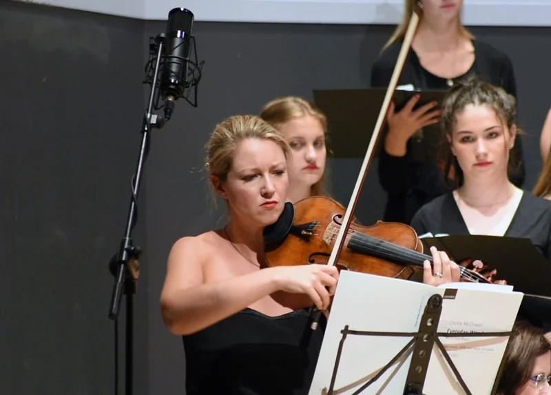 Using a Slate Digital ML-1 for the Violin solo mic.