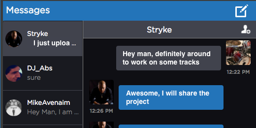 Avid Link - Messages
