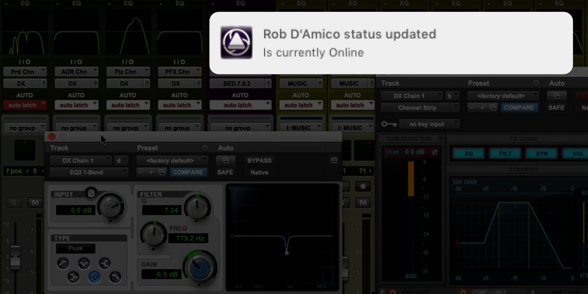 Avid Link - OS Notifications