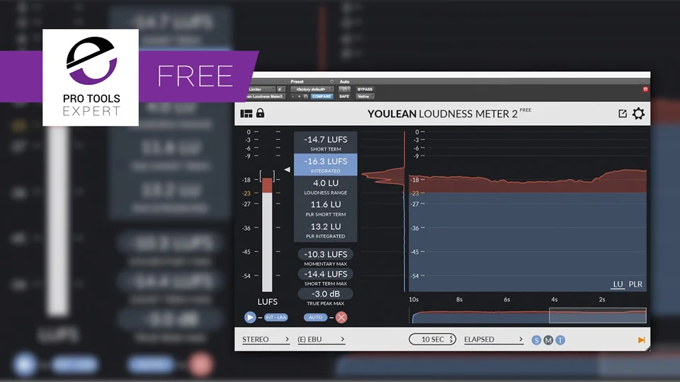 Friday Free Plug-in - Youlean BS 1770 Loudness Meter V2 For Mac And Windows