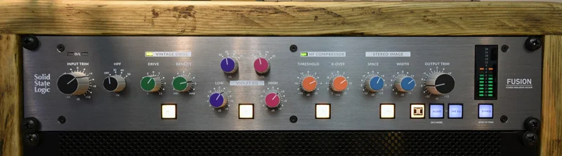 Track “Audio Confused” SSL Fusion Settings.