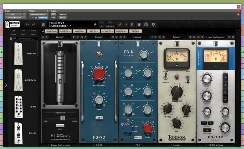 Slate Digital Set Up for Alto Saxophone