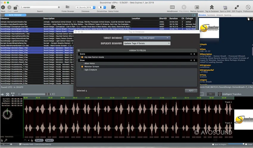 soundminer-v5-pro-tag-to-database
