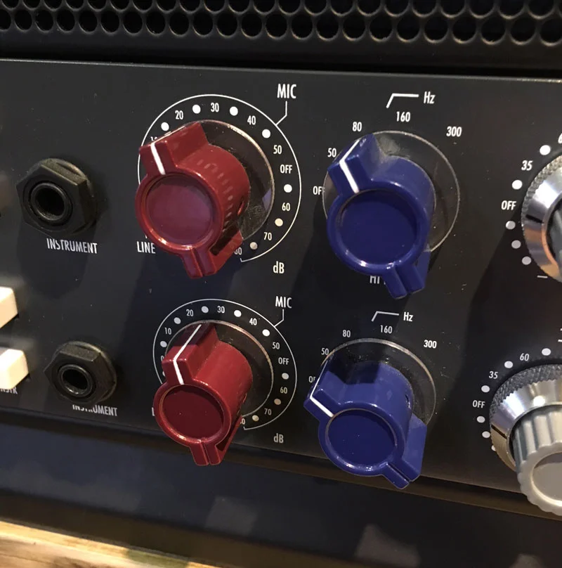 +15dB of Gain to drive the input and EQ circuit harder to saturate the tone