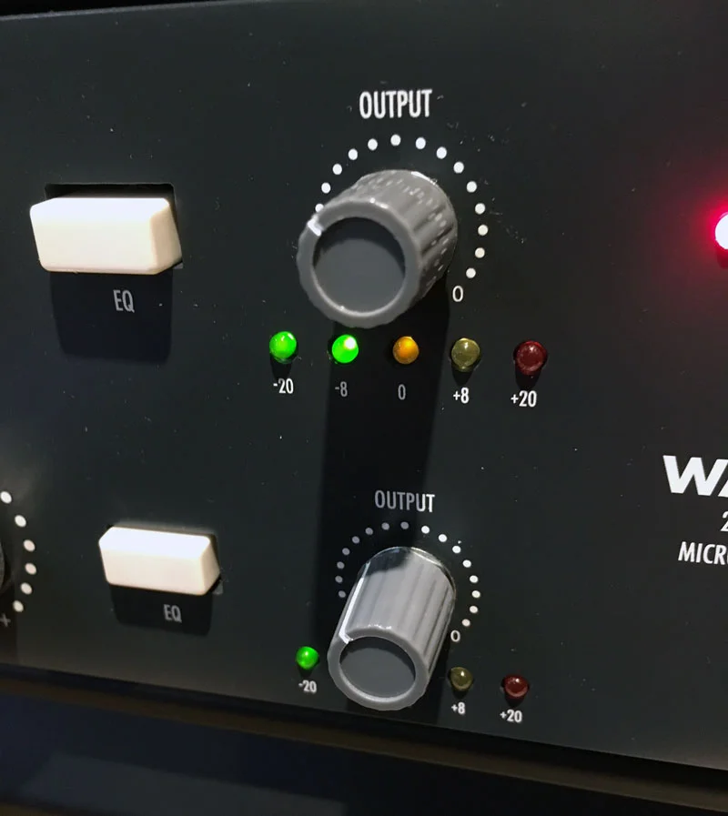 WA273 Output trip pulled back to counter the increased gain.