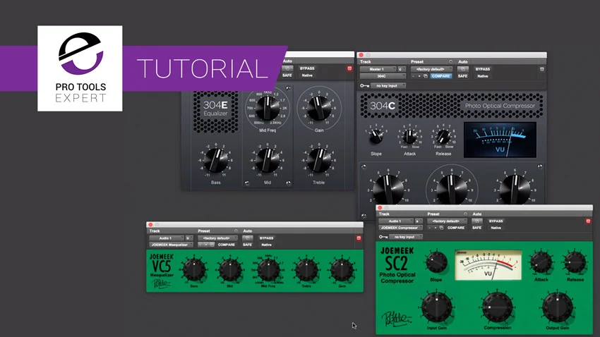 Avid 304 E and 304 C - New Plugins Replace The Old Joe Meek Plug-ins. They Sound the Same As The Green Plug-ins. Should You Be Using Them?