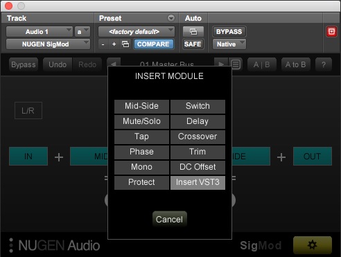 Nugen Audio SigMod Module List