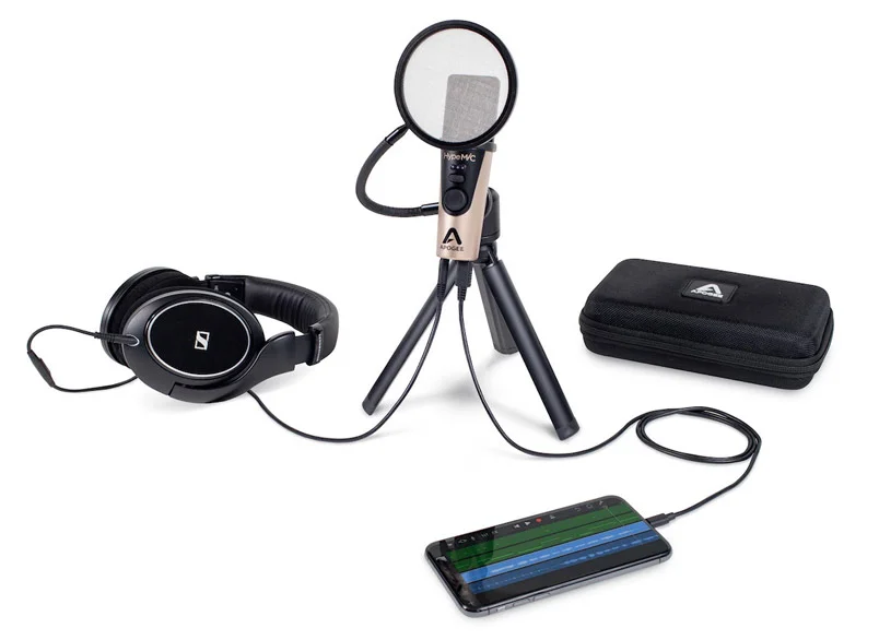 Apogee HypeMiC Microphone and accessories