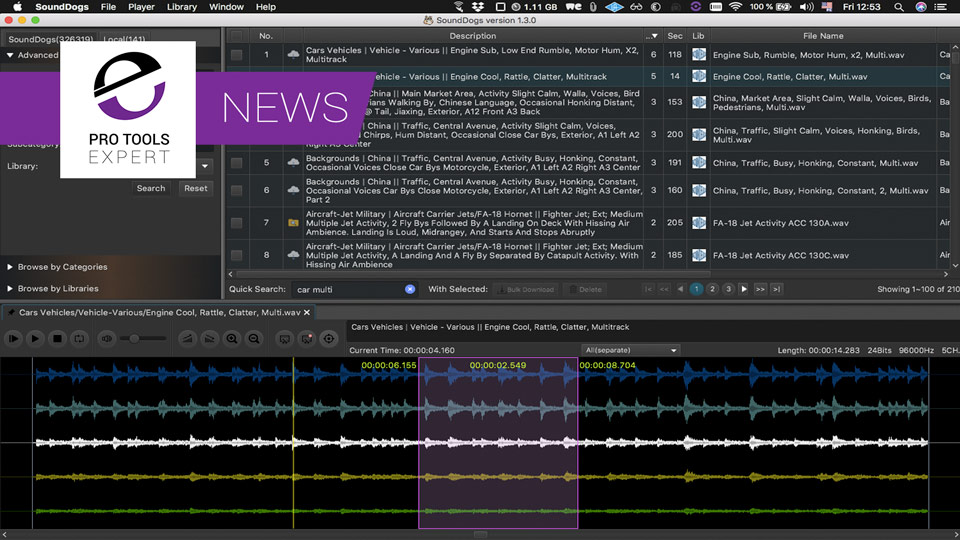 Sounddogs Release Free Sound Effects Librarian Application With Spot To Pro Tools