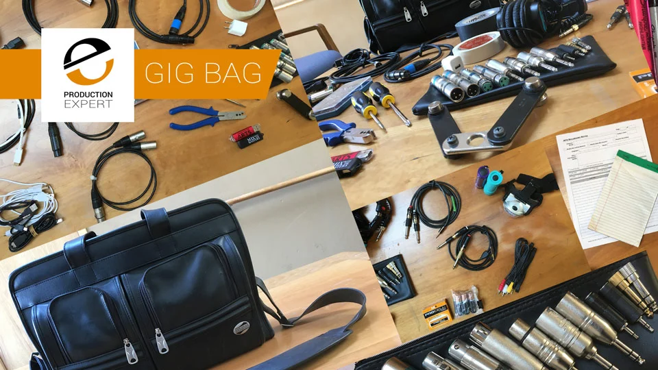 Unpacking My Gig Bag. We Show You What To Have In A Remote Recording Engineer's Gig Bag