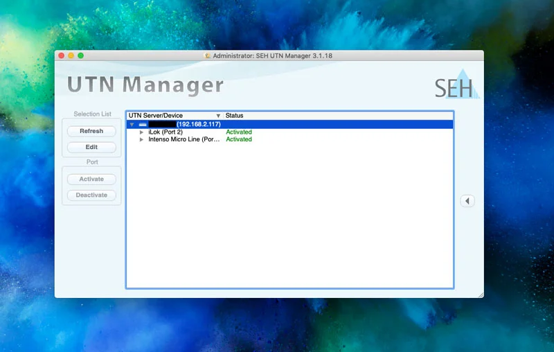 UTN Manager Software.
