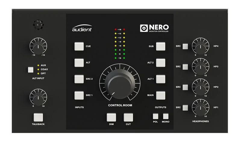 High definition render of the main controls of Nero.