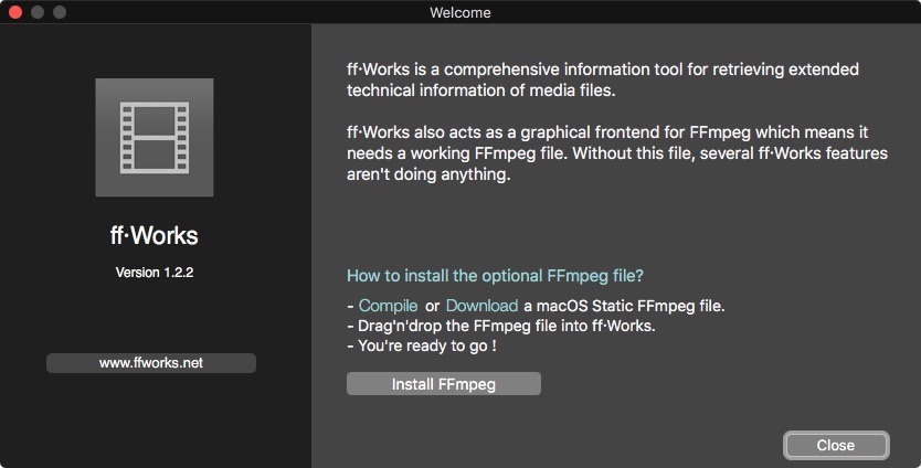 how to download ffmpeg mac os mojave