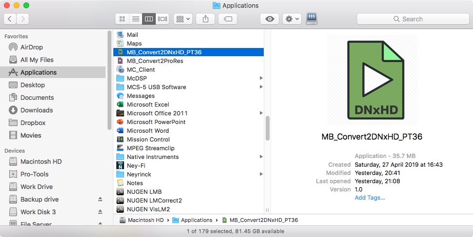 Marco Bernardo Applets in the Applications folder