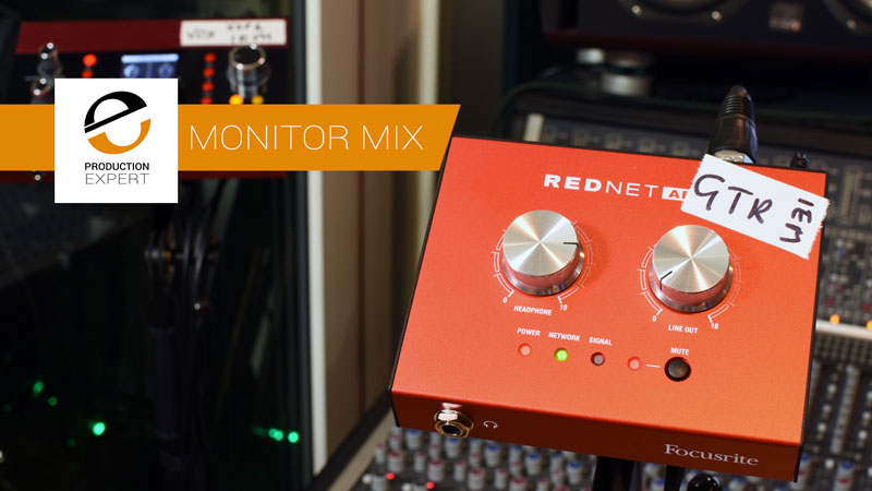 Focusrite Rednet AM2 Dante headphone amp is one of the 4 new monitor controllers in the studio