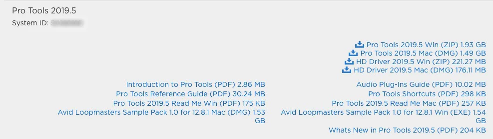 Avid Pro Tools 2019.5 In My Avid Master Account
