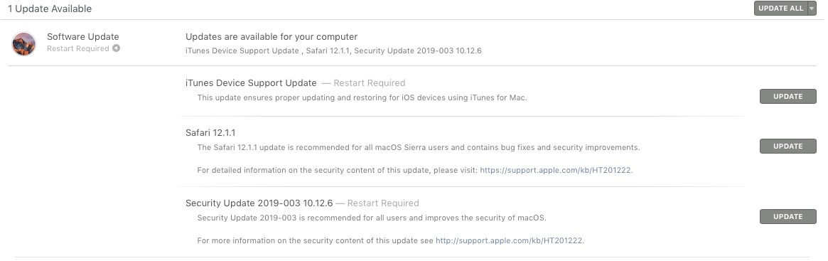 Apple Security Update 2019-003