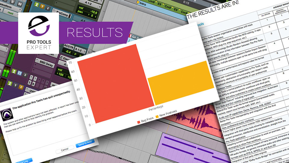 Bug Fixes Or New Features In Pro Tools - The Results