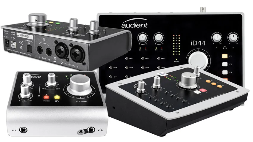 The Audient iD range of high end USB audio interfaces.