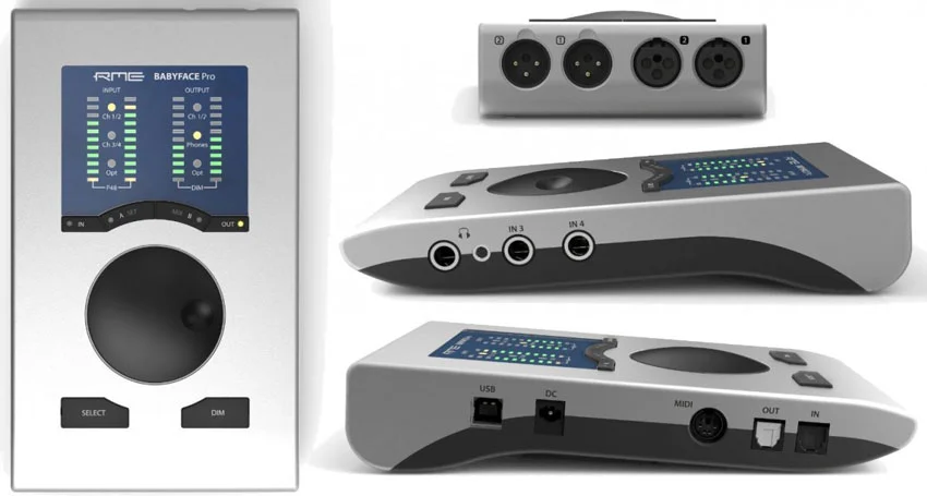 The RME Babyface Pro for all sides.