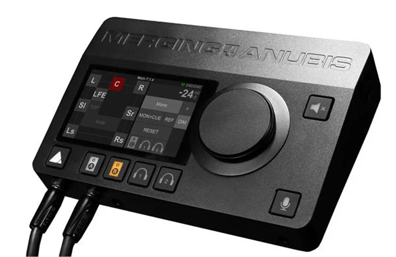 The new Merging Technologies Anubis audio interface and networked controller.