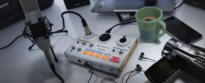 The small, inexpensive and fun Tascam MiniStudio Creator.