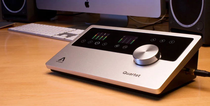 The Apogee Quartet USB audio interface