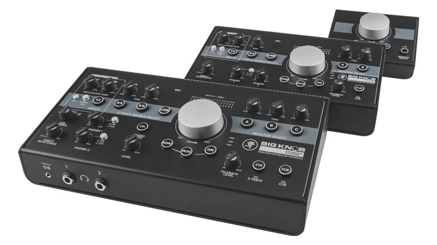 The Mackie Big Knob range of speaker controllers and interfaces.