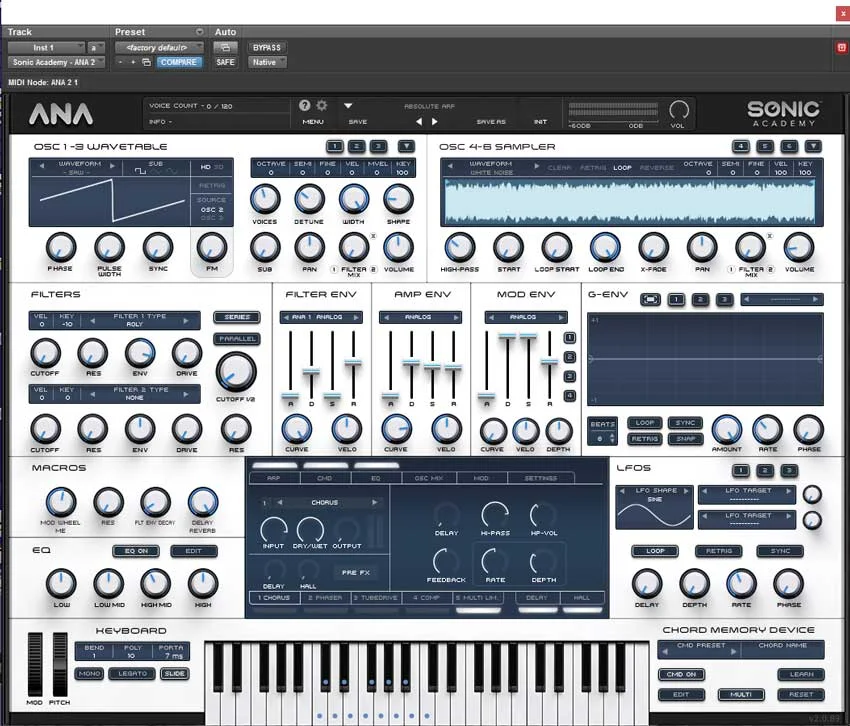 ANA Synth - Part of the All Access Pass