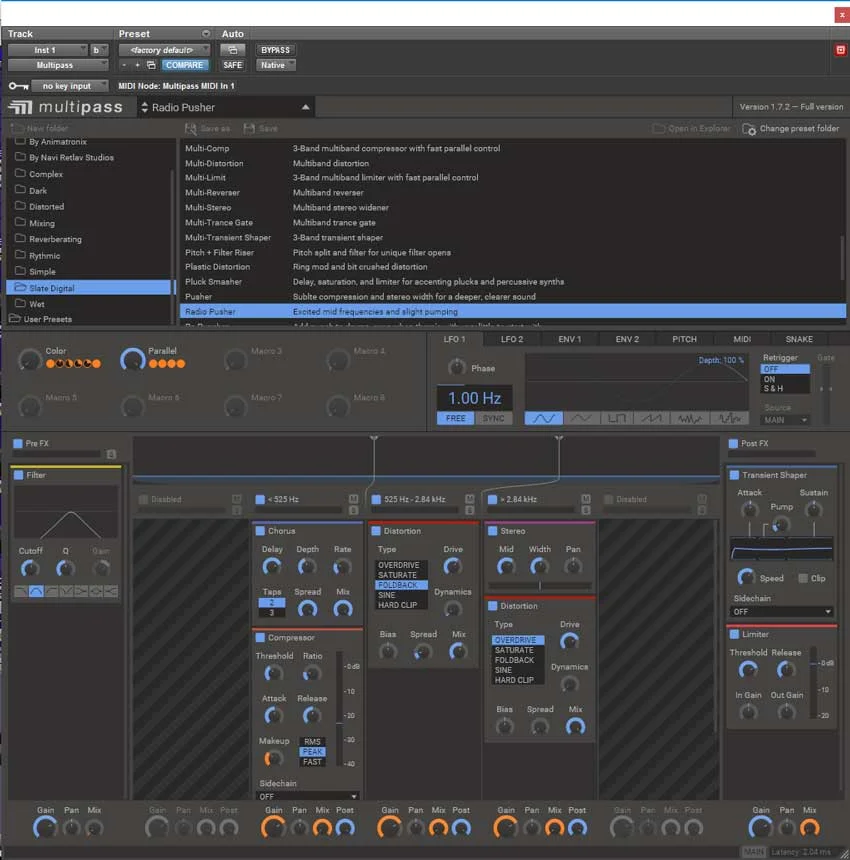 The main Multipass GUI.