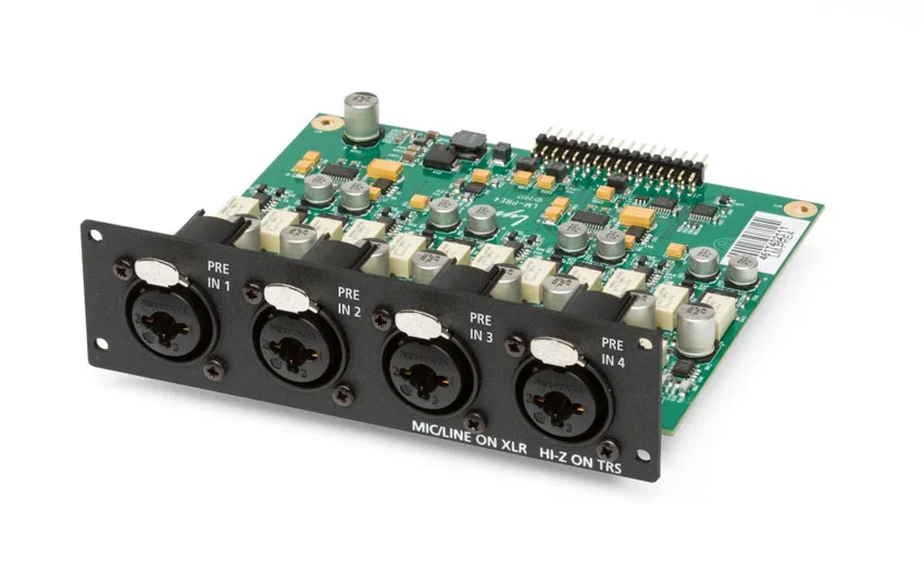 4 Channel mic and line input card for the Lynx Aurora n.