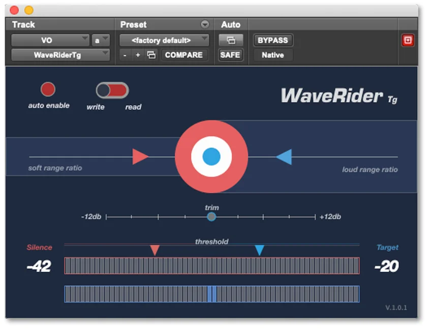 WaveRider Tg UI