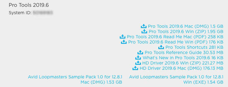 Pro Tools 2019.6 In Avid Master Account