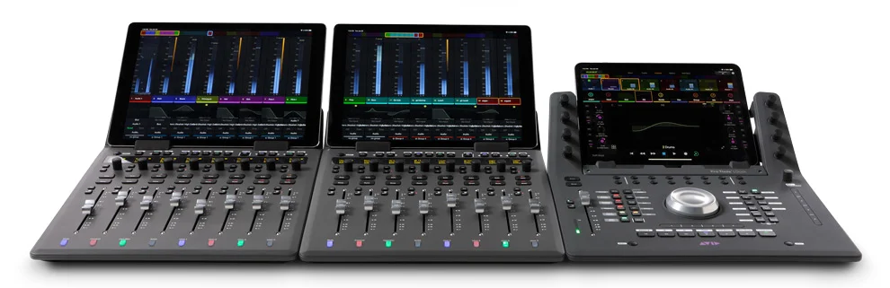 2 Avid S1s with Avid Pro Tools Dock