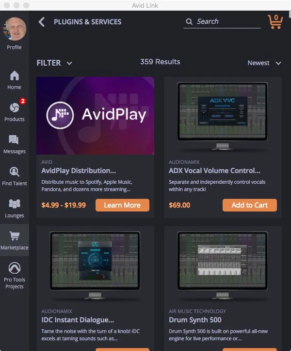 AvidPlay available now in the Avid Link app