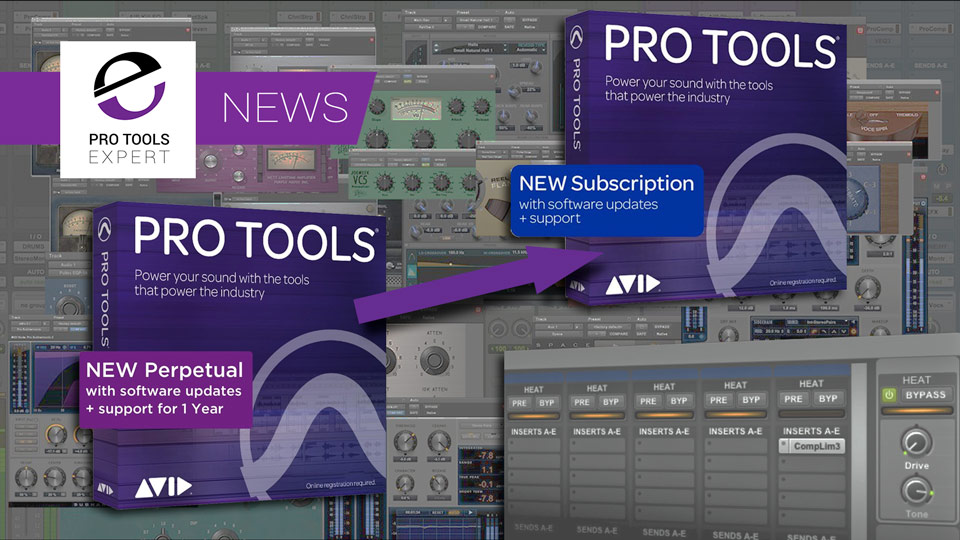 Avid Pro Tools Perpetual License New 1-Year Software Download with Updates + Support for A Year