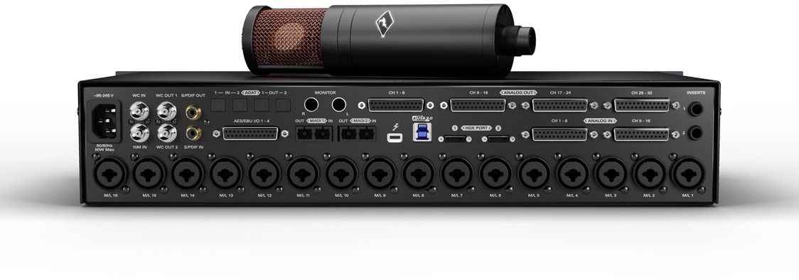 Antelope Audio 3rd-Generation Goliath HD Audio Interface Rear Panel