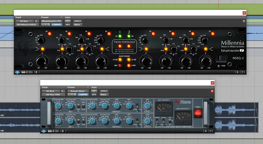 Acoustic Guitar processing chain.