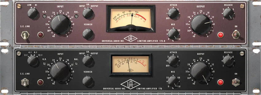 The new UAD 9.10 software adds the 175B and 176 Vintage Tube Compressor Collection to the plug-in selection.